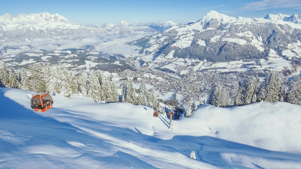 Skilift in Kitzbühel