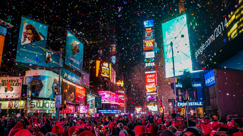 Nieuwjaarsfeest New York, Times Square