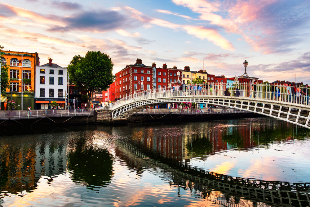 ierland dublin ha penny bridge